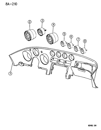 2015 Jeep Renegade Fascia, Instrument Panel Diagram for 4643870