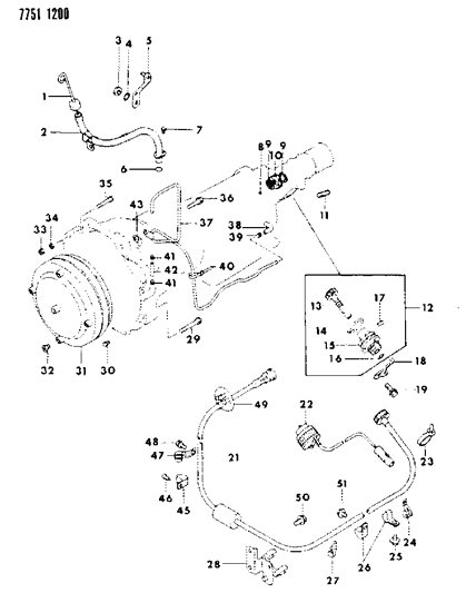 Bolt, Oil Filter (8X55) Dual Cam Diagram for MF140236