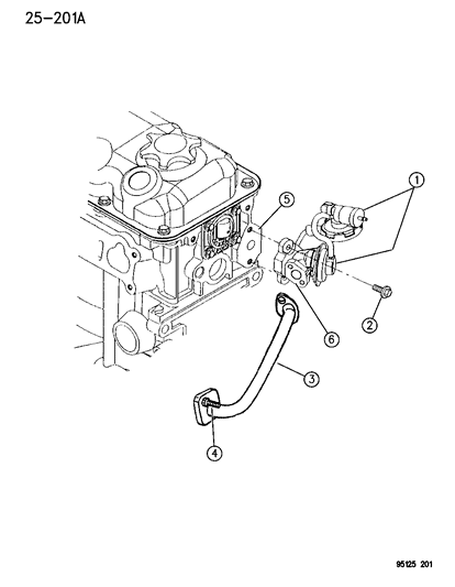 1995 Dodge Neon Clip, Harness Attach Diagram for 4663005