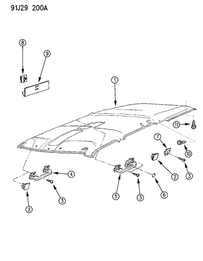 Handle, Assist, Right Front Diagram for 5DG02MV4