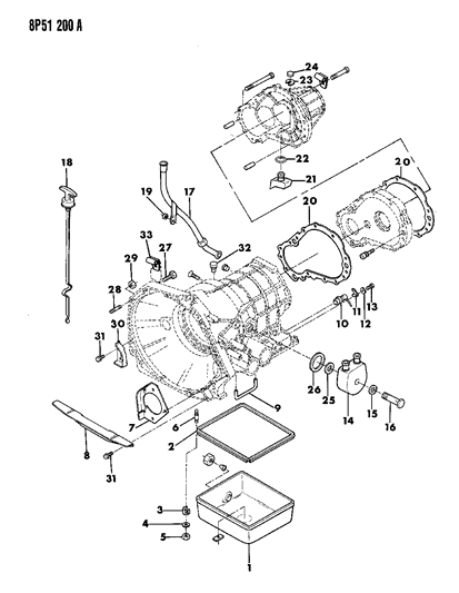 Pan Gasket Diagram for 4543318