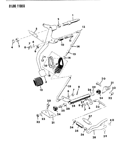 1987 Dodge Ram 50 Ring, Retaining Diagram for J3169769