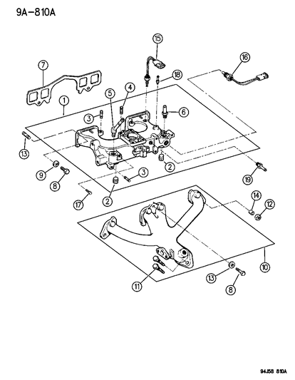 Nut, Exhaust Manifold , (.375-24) Diagram for 6034984