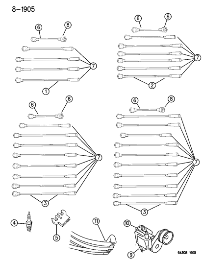 2012 Chrysler 300 Spark Plug, Rc 12 Lycoming Diagram for 56027275