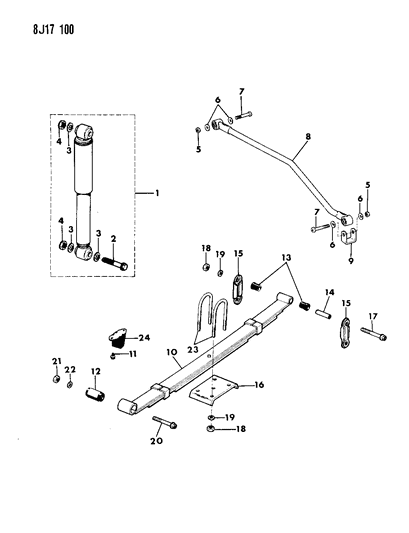 Bolt Diagram for J4007547
