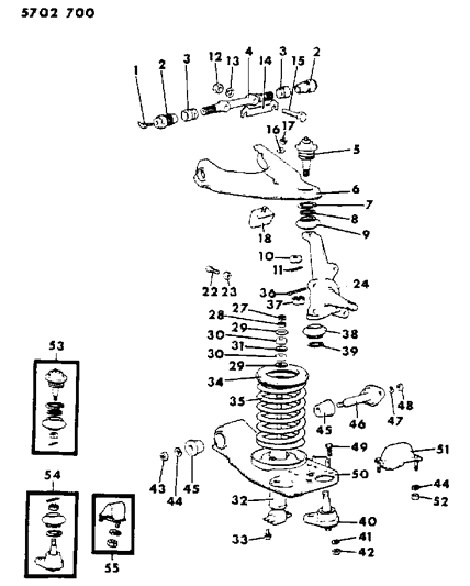 1991 Chrysler New Yorker Nut (12) W/K Engine & Auto Transmission Diagram for MF430007
