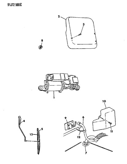 2022 Jeep Grand Cherokee WK Switch, Lockout, Rear Diagram for 56004566