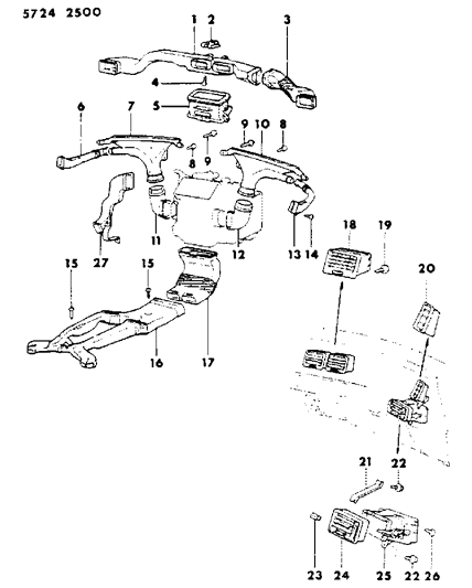 1990 Dodge B350 Nut, Speed Diagram for MB344275