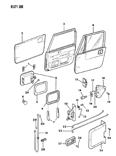 2022 Jeep Gladiator Clip Diagram for 83502268