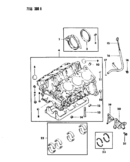 Rod, Oil Level Gauge Diagram for MD103163