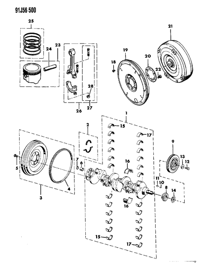 Converter, Torque , (Lock - Up) Diagram for R2117703AB