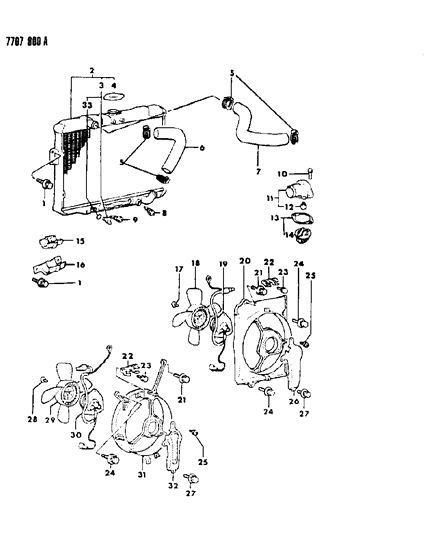1987 Dodge Diplomat Bolt And Washer (Earth) 1986 Diagram for MB239844