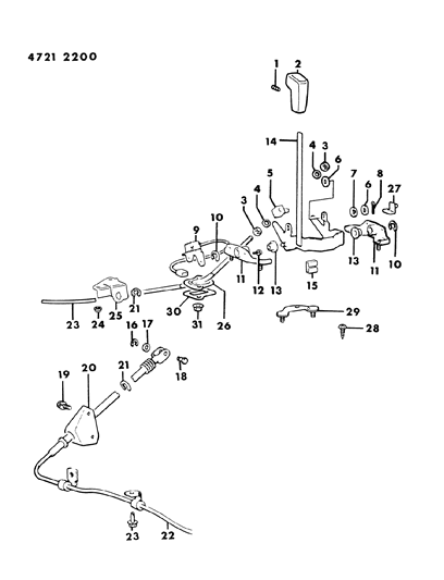 1989 Dodge B350 Snap Ring , (8) , Q Engine 4, 5 Speed Diagram for MF522406