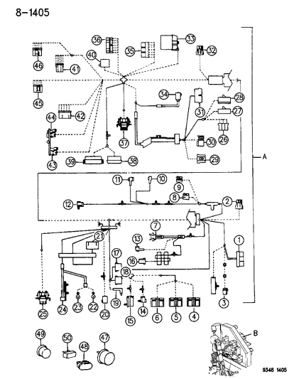 Flasher, Hazard (Combination) , 1993-95 Diagram for 4760060