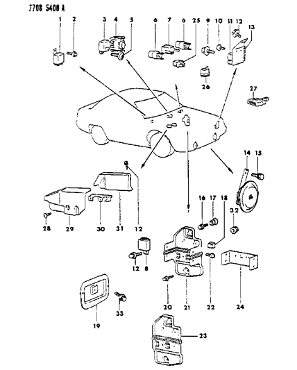 Bolt And Washer, Assembled, Driver Side Diagram for MS240145