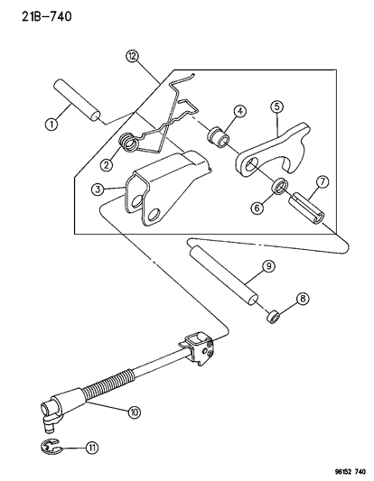 2019 Chrysler Pacifica Shaft, Parking Sprag (8.68X67) Diagram for 4412289