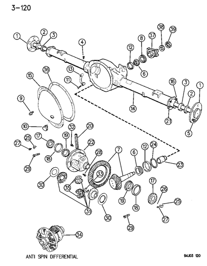 Screw, Rear Axle Vent And Tee Mounting (Except Venezuela) Diagram for 4137696
