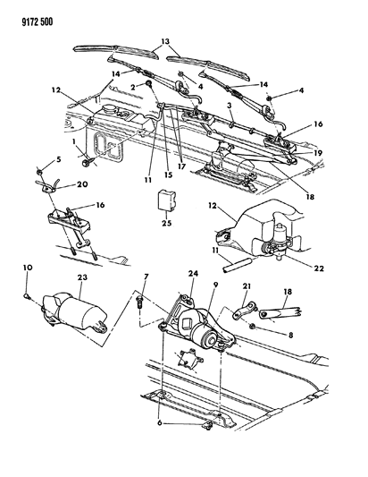 2000 Chrysler Cirrus Connector, Hose Diagram for 4388467