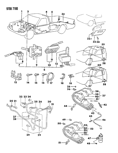 Bolt And Washer (Earth) 1986 Diagram for MB239844