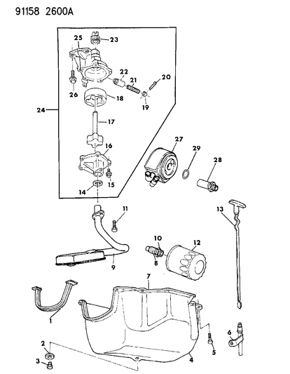 2024 Ram ProMaster 1500 Indicator, Oil Level W/Edf Injected Engine Diagram for 4483102
