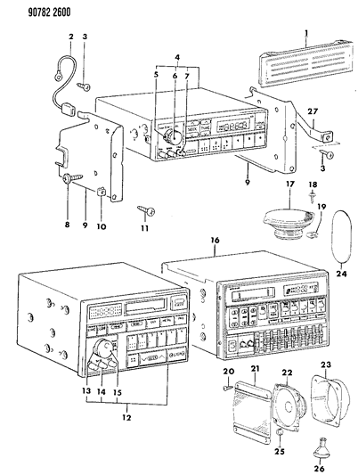 1996 Chrysler New Yorker Screw, Tapping (5X16) Diagram for MF455033