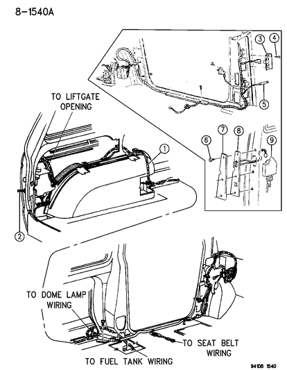 Wiring, Accessories Diagram for 4688378