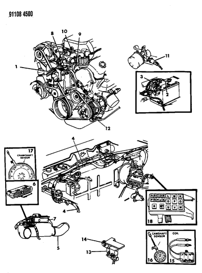 Coil, 4-Cylinder, 2.2 TBI-2.5 Turbo (Insulator 4638991) Diagram for V7203971AA