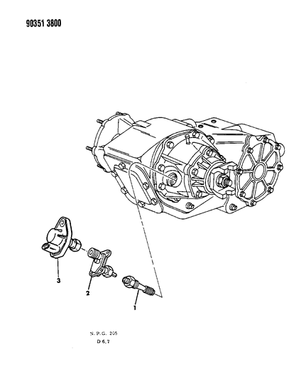 Sensor, Distance, Electronic W/O Cable Diagram for 56027014
