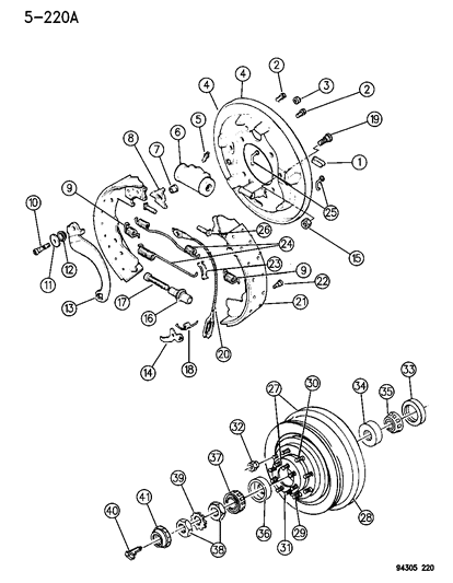 2016 Ram 3500 Guide Brake Adjusting Cable Diagram for 3492664