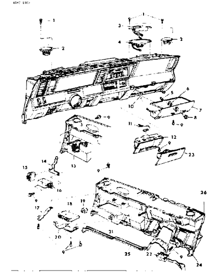 1994 Dodge Colt Nut, Door Pull Cup Attaching (U - Type) Diagram for 6032719