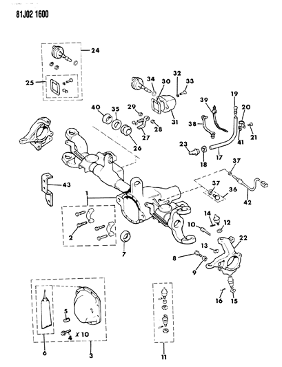 Ball Joint Kit Knuckle Diagram for 83500202
