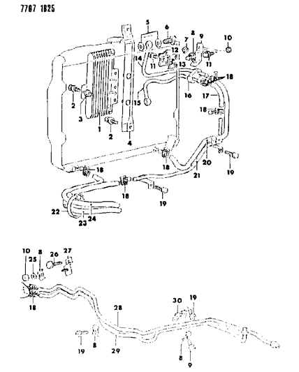 Gasket, Eye Bolt W/Auto Trans (Federal & California) Diagram for MB033054