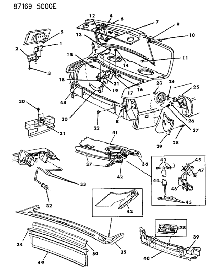U - Nut, Reinforcement To Support Bracket Diagram for 6100042