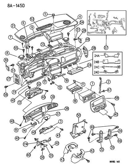 Ash Receiver, Left Sliding Door, Gray Diagram for JU27SC3