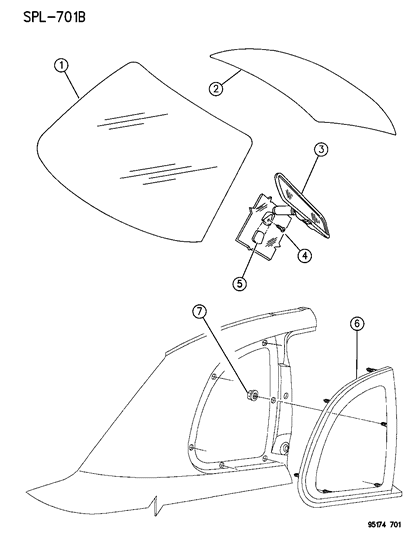 Windshield Diagram for 4655252