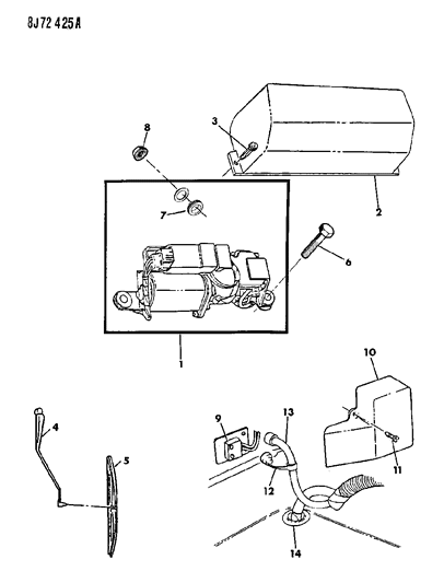 Switch, Lockout, Rear Diagram for 56004566