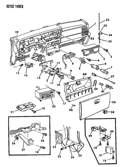 Indicator, Gearshift Diagram for 5268060