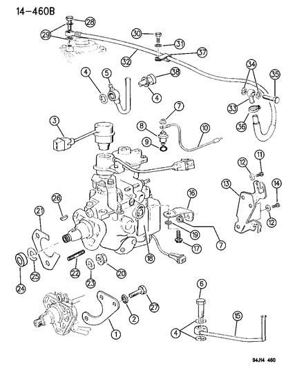 Washer Implement Attaching Diagram for 4720713