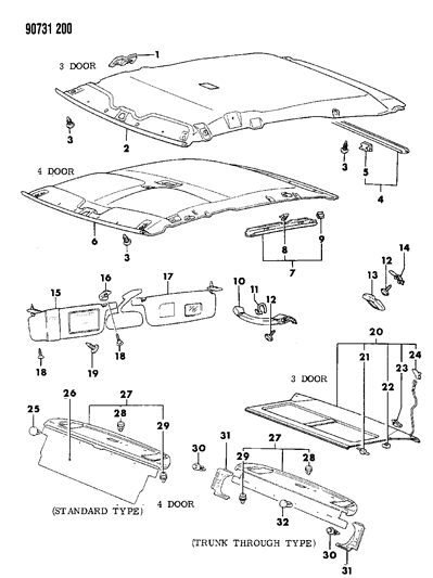 Screw, Tapping (5X12) Diagram for MF454048