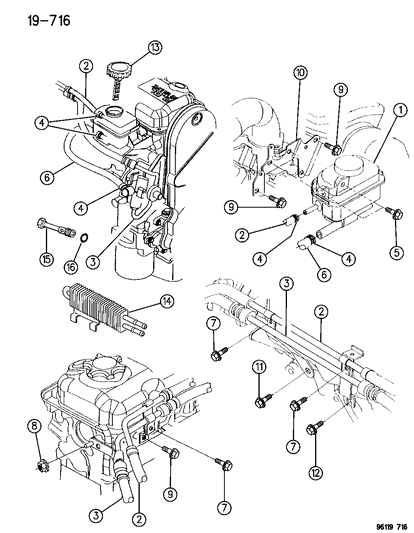 2019 Chrysler Pacifica O - Ring, Auxiliary A/C., Suction Hose Seal Rear Diagram for 4361097