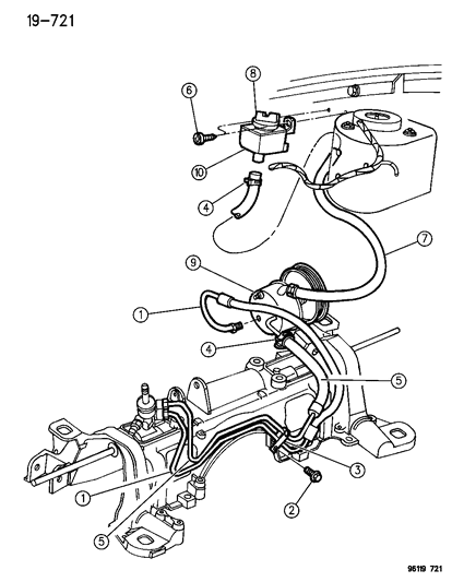 1986 Dodge Charger Screw And Washer, Hex Head PS Bracket M8X1.25X35 Diagram for 6504115