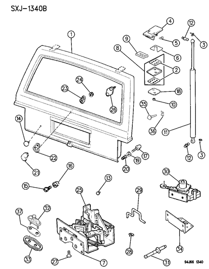 Screw Diagram for 6503729