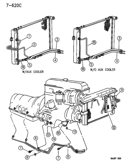 Tube Assembly, Oil Cooler Diagram for 52027674