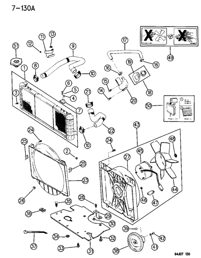 2007 Chrysler 300 Strap, Hose Support-4.2L Engine Diagram for J3223227