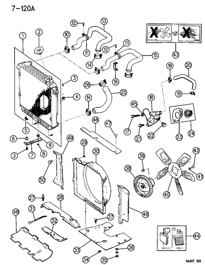 Gasket, Cylinder Water Outlet Connector Diagram for 53020547