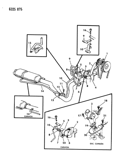 Valve, Air Switch And Relief - Except Canada Diagram for 4241972