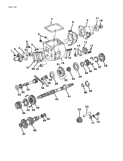 Oil Seal, W/Long Extension, A727 Diagram for 2205080