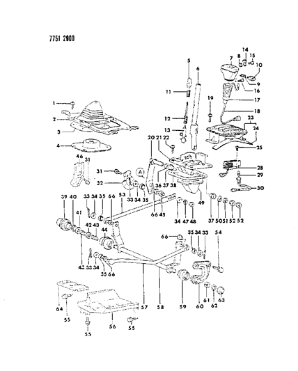 Screw And Washer Gearshift Link M4X8 Diagram for MF360023