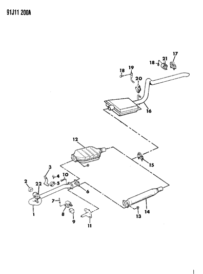 2017 Chrysler 200 Clamp Assembly Diagram for 52002145