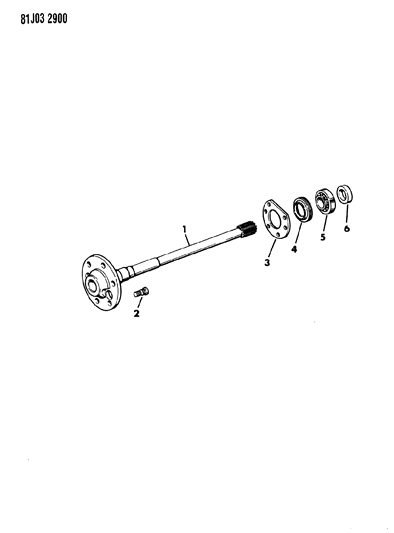 2024 Jeep Wrangler Ring, Retaining, Rear Diagram for J3239074